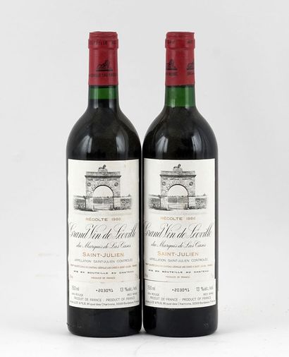 null Château Léoville Las Cases 1986 - 2 bouteilles