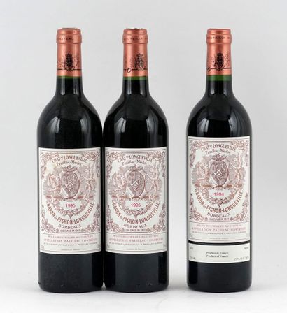 null Château Pichon Longueville au Baron 1994 1995 - 3 bouteilles