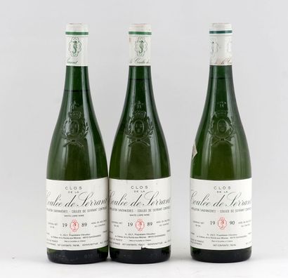 null Clos de la Coulée de Serrant 1989 1990 - 3 bouteilles