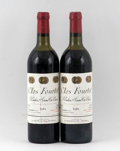 Clos Fourtet 1981 - 2 bouteilles