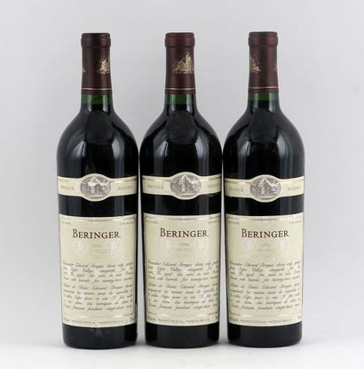 null Beringer Private Reserve 1994 - 3 bouteilles