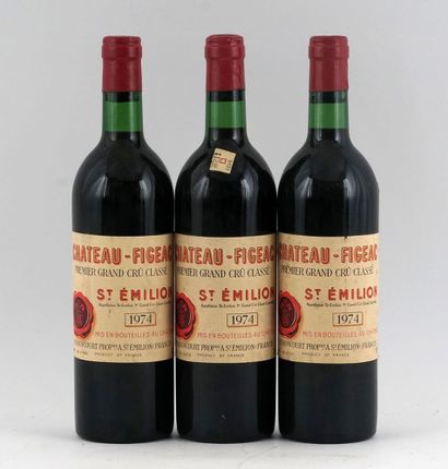 Château Figeac 1974 - 3 bouteilles