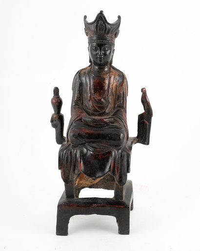 null BOUDDHA / BUDDHA

Une figure assise de Bouddha en bronze. 

Hauteur : 33,5 cm...