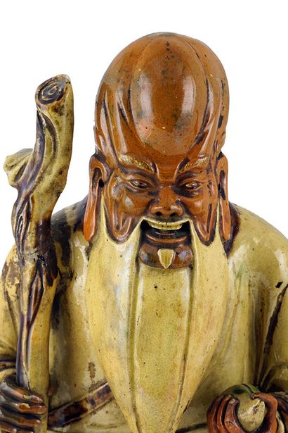 null ZHOULAO

Sujet en céramique émaillé, représentant Zhoulao. 
Chine, XXe siècle

Hauteur...