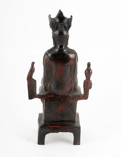 null BOUDDHA / BUDDHA

Une figure assise de Bouddha en bronze. 

Hauteur : 33,5 cm...
