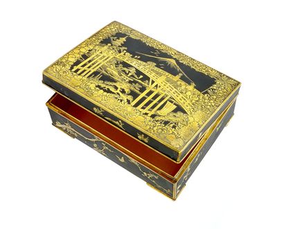 null FUKUSHIMA

Box, signed Fukushima and K24 (24 carat gold). Japan, Meiji-Taisho...