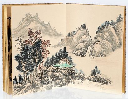 null ÉCOLE CHINOISE / CHINESE SCHOOL

Watercolor on paper painting album. Signed...