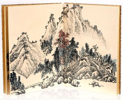 null ÉCOLE CHINOISE / CHINESE SCHOOL

Watercolor on paper painting album. Signed...