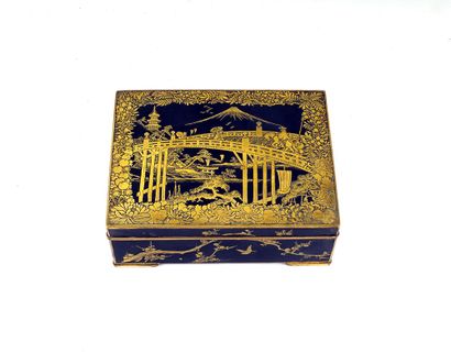 null FUKUSHIMA

Boîte, signée Fukushima et K24 (or 24 carat). Japon, période Meiji-Taisho....