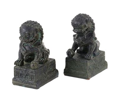 CHINE / CHINA



Couple de lions en bronze....