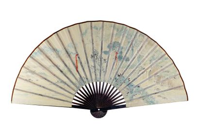 null ÉVENTAIL / FAN

Fan with painted decoration of a landscape. 
China, 20th century

Length...