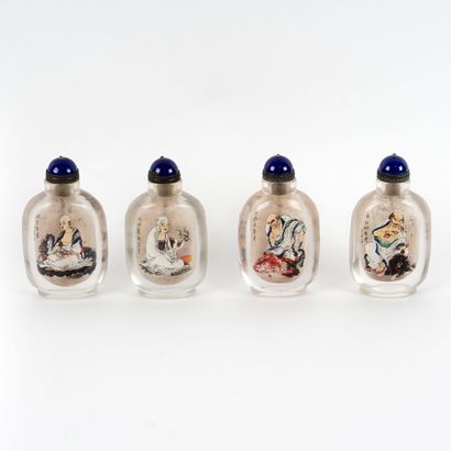 null TABATIÈRE / SNUFF BOTTLE

Set of eight crystal inner painted snuff bottles....