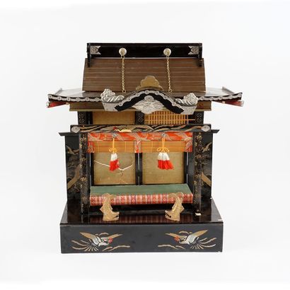 null JAPON / JAPAN 

Miniature theater box for dolls. 
Japan, 2nd half of the XXth...