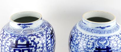 null CHINE / CHINA

Pair of potiches. 
China, 20th century

Maximum height : 43cm...