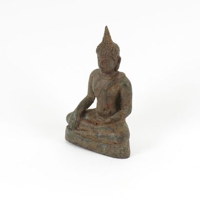 SIAM 

Sujet en bronze, représentant Bouddha...