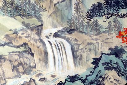 null ÉVENTAIL / FAN

Eventail à décor peint d’un paysage. 
Chine, XXe siècle

Longueur...