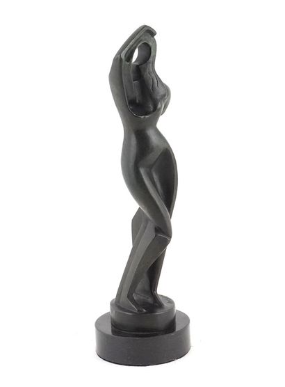 null After Alexander ARCHIPENKO (1887-1964)
Woman Combing her Hair
Bronze
Signed...