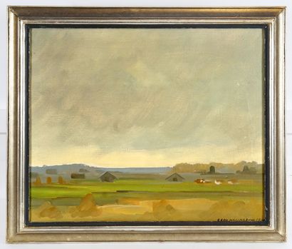 null NELIMARKKA, Eero (1891-1977)
Untitled - Landsacpe
Oil on canvas
Signed and dated...