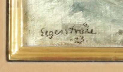 null SEGERSTRÅLE, Lennart (1892-1975)
Untitled - Birds
Oil on cardboard
Signed and...
