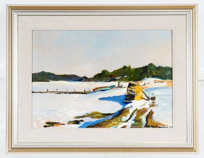 null KAIPAINEN, Unto (1906-1971)
Winter Landscape
Oil on board
Signed and dated on...