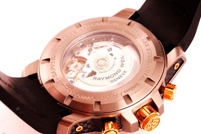null RAYMOND WEIL
Raymond Weil Nabucco watch, round titanium and steel case with...