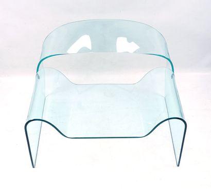 null BOERI, Cini (1924-2020) - Fiam

Armchair in molded glass of 12mm, designed by...