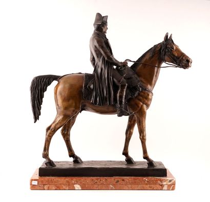 null MORISE, Louis Marie (1818-1883)
Napoleon Bonaparte on Horseback
Bronze on a...