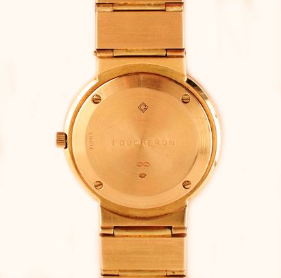 null BOUCHERON
Boucheron Reflet model wristwatch for men in 18K yellow gold, round...