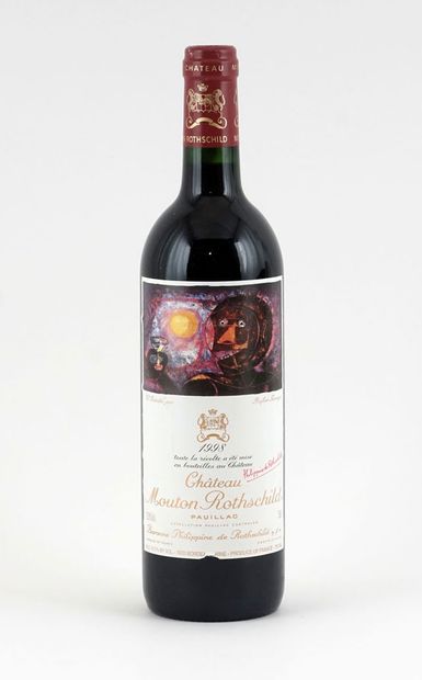 null Château Mouton Rothschild 1998
Pauillac Appellation Contrôlée
Étiquette de Tamayo
Niveau...