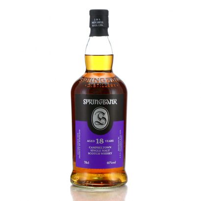 null Springbank 18 Year Old Single Malt Scotch Whisky 2022
Campbeltown, Scotland
Niveau...