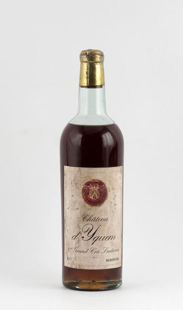 null Château d'Yquem 1921
Sauternes Appellation Contrôlée
Niveau bas
1 bouteille