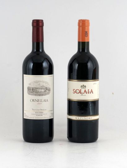 null Solaia 2004
Toscana I.G.T.
Niveau A
1 bouteille

Ornellaia 2004
Bolgheri Superiore...