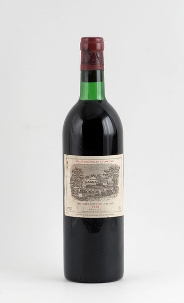 null Château Lafite Rothschild 1978
Pauillac Appellation Contrôlée
Niveau B
1 bo...