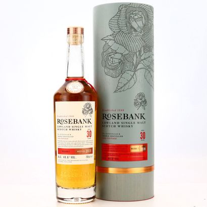 null Rosebank 30 Year Old Release #1 Single Malt Scotch Whisky 1990
Lowlands, Scotland
Niveau...