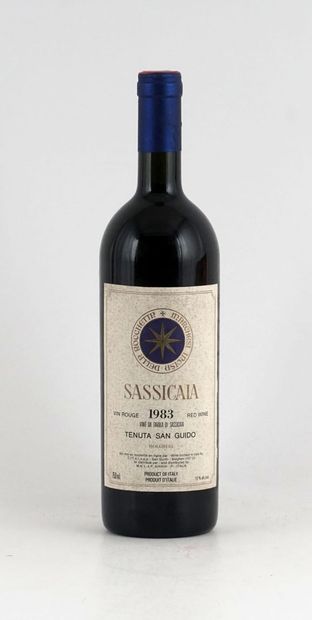 null Sassicaia 1983
Vino da Tavola
Niveau A/B
1 bouteille