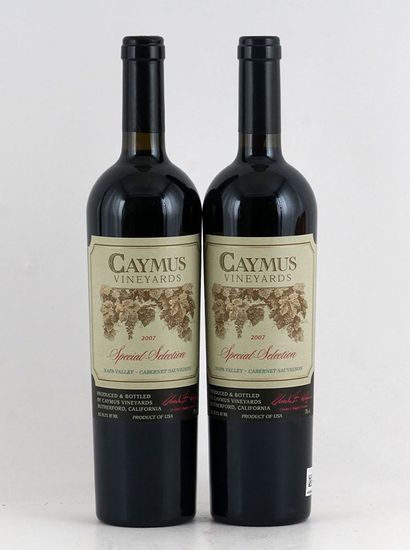 null Caymus Special Selection 2007
Napa Valley
Niveau A
2 bouteilles