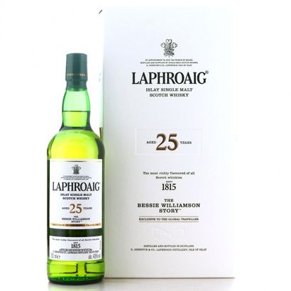 null Laphroaig The Bessie Williamson Story 25 Year Old Single Malt Scotch Whisky
Islay,...