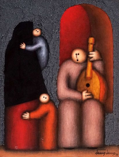 null LEUUS, Jésus Mariano (1948-)
Sans titre - Famille
Technique mixte (huile et...