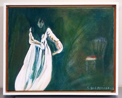 null SASSEVILLE, Stella (1943-2020)
"Présence"
Huile sur toile
Signée en bas à droite:...