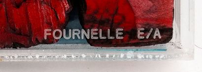 null FOURNELLE, André (1939-)
"Souvenir Lemoyne 1998-2008"
Colour pigments on charcoal...