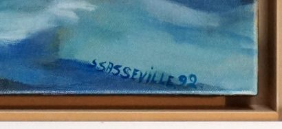 null SASSEVILLE, Stella (1943-2020)
"Le visiteur"
Huile sur toile
Signée et datée...