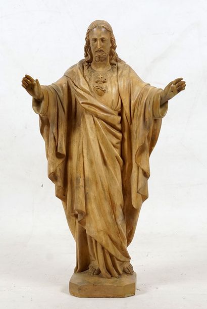 null CANADIAN SCHOOL 20TH C.
Blessed heart
Plaster
H: 66cm - 26"