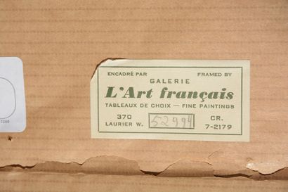 null FORTIN, Marc-Aurèle (1888-1970)
Pêche à Honfleur, vers 1934
Aquarelle
No du...