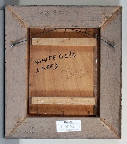 null HIBEL, Edna (1917-2014)
"White gold laged(?)"
Huile sur panneau
Signée en bas...