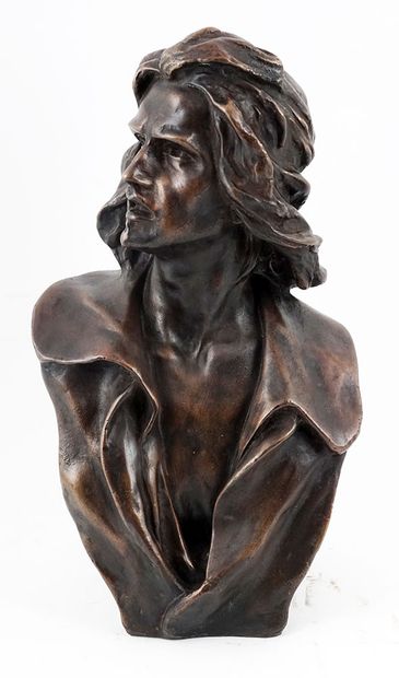 null LALIBERTÉ, Alfred (1878-1953)
Dollard des Ormeaux
Bronze with brown patina
Signed...