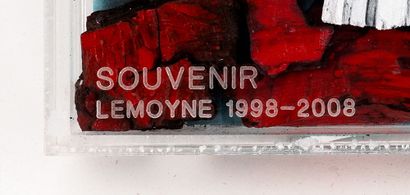 null FOURNELLE, André (1939-)
"Souvenir Lemoyne 1998-2008"
Pigments de couleur sur...