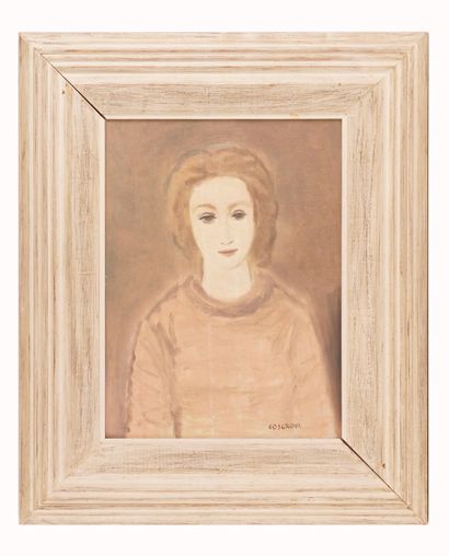 null COSGROVE, Stanley Morel (1911-2002)
"Young Woman"
Oil on board
Signed on the...
