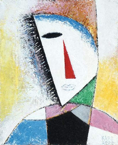 null KARO, Alexanian (1956-)
"Clown"
Acrylique sur toile
Signée et datée en bas à...