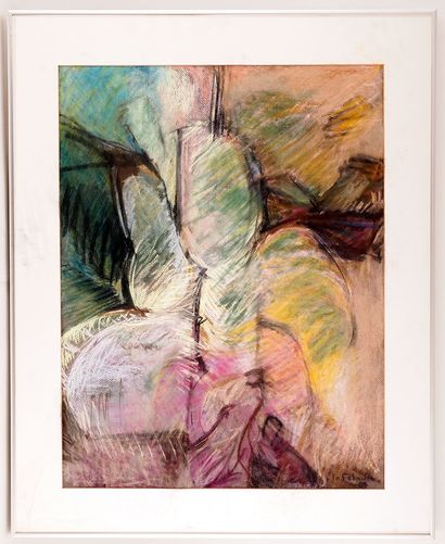null LEFEBURE, Jean (1930-2013)
"Bouquet de jouvance"
Pastel sur papier
Signé et...