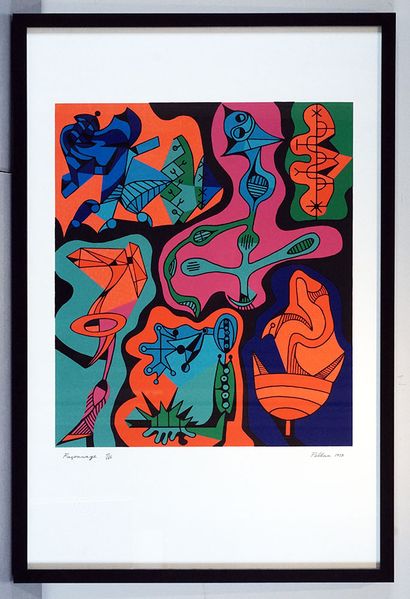 null PELLAN, Alfred (1906-1988)
"Façonnage"
Silkscreen
Signed and dated on the lower...